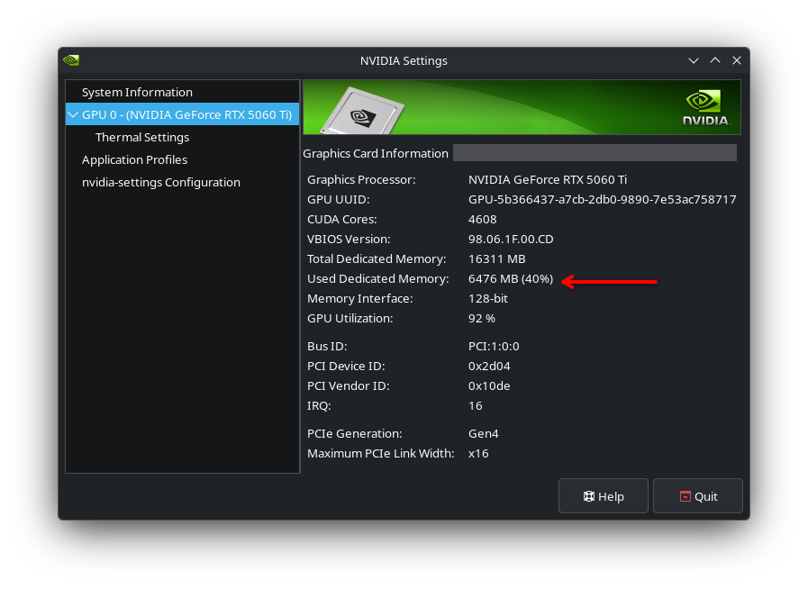 VRAM Usage